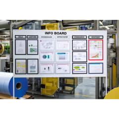 DURABLE Rahmen DURAFRAME TOP 498723 A3 si 5 St./Pack.,