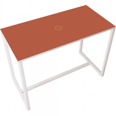 easyDesk Stehtisch TD114.13.18P 110x114x75cm rot,