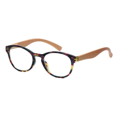 Filtral Lesebrille Amsterdam F4543376 demi br bamboo 2,5,