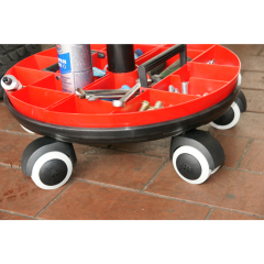 Meychair Hocker 9055 A1S-TRT-PUA3 Rollen sw,