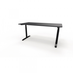 Schreibtisch Sedus se:lab e-desk 160x65-128x80cm schwarz/schwarz,