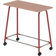 Stehtisch Sedus se:lab high desk agile rot/antikrosa,