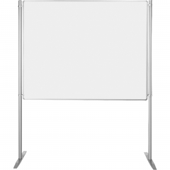 Ultradex Stellwand 747408 150x120cm beids. Whiteboard Stabfuß weiß,