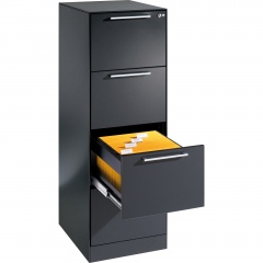 C+P Hängeregistraturschrank Asisto 146225411S10038 A4 1bahnig sgr/sgr,