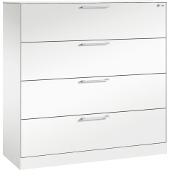 C+P Hängeregistraturschrank Asisto 146021413S10025 A4 3bahnig rws/rws,