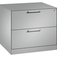 C+P Hängeregistraturschrank Asisto 146273212S10050 A4 2bhg wsalu/wsalu,