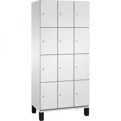 C+P Fächerschrank 4510330S10017 Füße 12Fächer B900mm lgr/lgr,