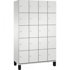 C+P Fächerschrank 4510440S10018 Füße 20Fächer B1200mm lgr/lgr,