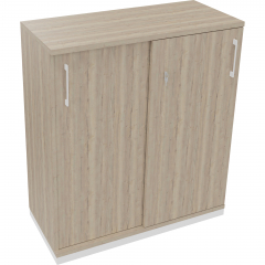 Schiebetürenschrank 3OH B1000xT442xH1133mm ws/Eiche Natur,