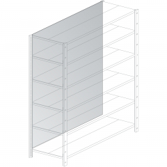 Rückwand M-System 1.920x1.000 mm verzinkt,