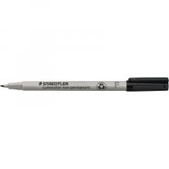 STAEDTLER Folienstift Lumocolor 316-9 0,6mm non-permanent schwarz,