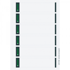 Leitz Ordneretikett 16862085 kurz/schmal Papier gr 150 St./Pack.,