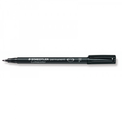 STAEDTLER Folienstift Lumocolor 318-9 0,6mm permanent schwarz,