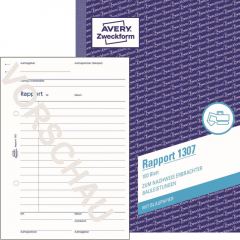 Avery Zweckform Rapport 01307 DIN A5 100Blatt,