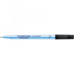 STAEDTLER Folienstift Lumocolor correctable 305 F-9 0,6mm schwarz,