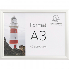 Exacompta Wandplakatrahmen 8394358D A3 Aluminium/Acryl,