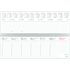ZETTLER Tischquerkalender 116-0015 1W/2S,