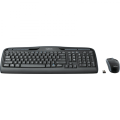 Logitech Tastatur-Maus-Set MK330 920-008533 schwarz,