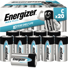 Energizer Batterie Max Plus E301324104 C/Baby/LR14 20 St.,