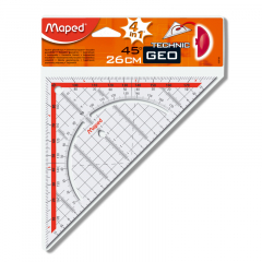 Maped Geometriedreieck Technic 028700 Griffring 26cm,