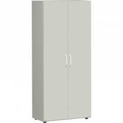 Geramöbel Flügeltürenschrank Flex S-386128LL 6OH Garderobe l.grau,