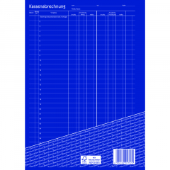 Avery Zweckform Kassenabrechnung 1757 DIN A4 2x40Blatt,