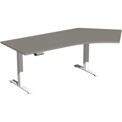 Geramöbel Tisch Elevate Plus 135 re 2166x1130x630-1280mm ws/on,