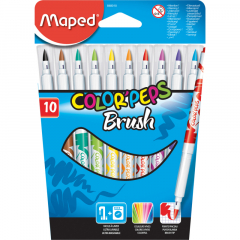 Maped Pinselfilzstift Color Peps Brush 848010 sort. 10St.,