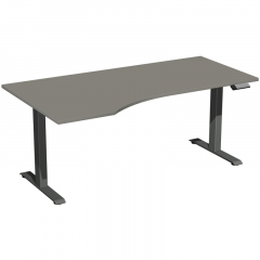 Geramöbel Tisch Elevate Basic li 1800x1000x730-1230mm an/on,