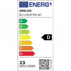 UNILUX Deckenfluter Dely Articule 2.0 400153697 LED grau,