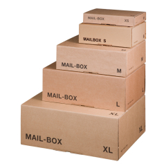 smartboxpro Versandkarton MAIL-BOX 00069029 249x175x79mm S braun,