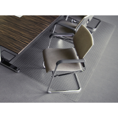 Soennecken Bodenschutzmatte 2406 Form O 90x120cm für Teppichböden,