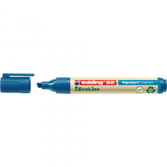 edding Flipchartmarker 32 EcoLine 4-32003 1-5mm Keilspitze blau,