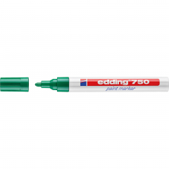 edding Lackmarker 750 4-750004 2-4mm Rundspitze permanent grün,