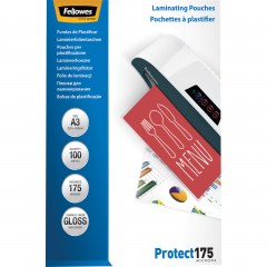 Fellowes Laminierfolie Protect 175 5308803 DIN A3 tr 100 St./Pack.,