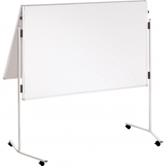 Franken Moderationstafel ECO-UMTKGR 150x120cm beidseitig weiß,