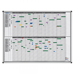 magnetoplan Jahresplaner 1241212S 121,5x91,5cm magnetisch +Zubehör,