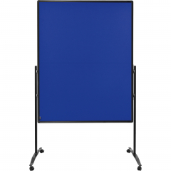 Legamaster Moderationswand 7-205410 120x150cm klappbar Filz marineblau,