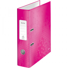 Leitz Ordner WOW 10050023 DIN A4 80mm Pappe pink,