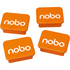 Nobo Magnet 1905327 18x22mm orange 4 St./Pack.,