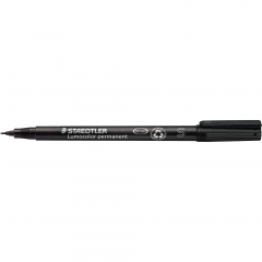 STAEDTLER Folienstift Lumocolor 313-9 0,4mm permanent schwarz,