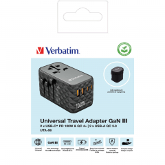 Verbatim Ladegerät 32121 Universal Travel 100W,